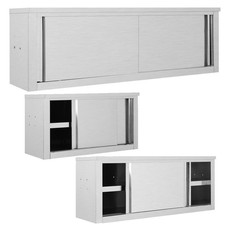 Edelstahl Wandhängeschrank