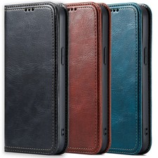 Retro Hülle Leder Flip Case