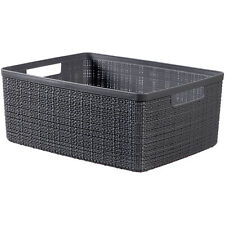 Aufbewahrungskorb Curver 12L Behälter Organizer Kunststoff Grau 36 x 28 x 12 cm