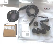 2x 10m Lindy USB 3.1 Aktiv Verlängerungskabel 33ft +3x Netzteile #43156 m-f