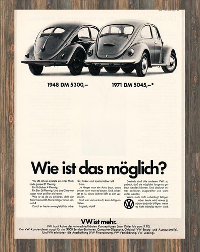 Volkswagen käfer reklame - vw,