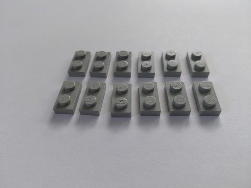 12x lego 3023 - platte, 1x2