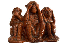 Dekofigur 3 Affen nichts sehen