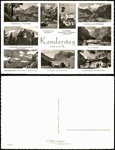 Ansichtskarte kandersteg - ansichtskarte,