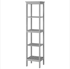 Ikea Hemnes Badezimmerregal Holz Grau Regal