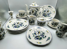 Villeroy & Boch Phönix Blau Malva Kaffeeservice 21tlg für 6 Personen