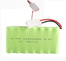 8.4V 2400mAh NiMH AA Akku mit Tamiya-Stecker für RC Autos, Boote, Werkzeuge