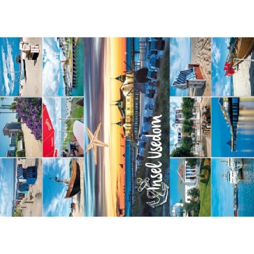 Insel usedom postkarte - insel,