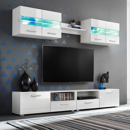 Wohnwand tlg led - wohnwand, 5-tlg.