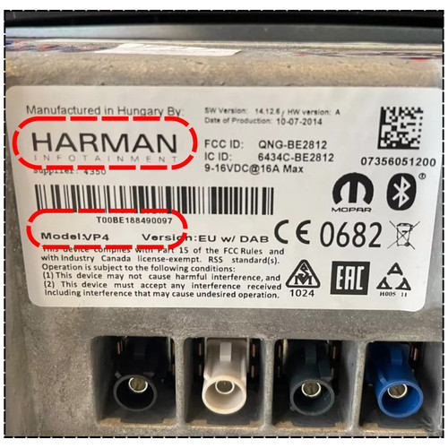 Unlock code harman vp4 radio - unlock,