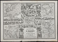 1836 - landkarte Antik, Sicht