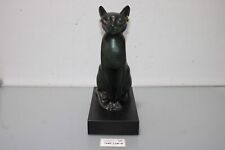 Vintage 33cm Bronze  ägyptische Katzenskulptur Statue Metrapolitan Museum