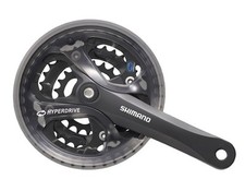 SHIMANO Kurbelgarnitur Acera FC-M 361 42-32-22 170mm 4-kant mit KKS, schwarz KRG
