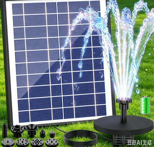 Solar springbrunnen mit - 6.5w,
