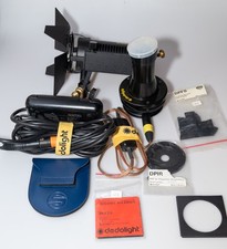 . Dedolight 100 Licht/Leuchte mit viel Zubehör. Aus Erstbesitz