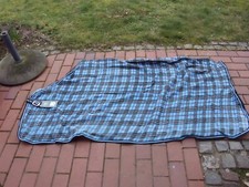 Fleece Abschwitzdecke von Imperial Riding / Global ,blau / kariert Gr.,145 cm