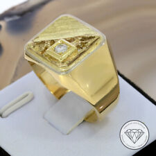 SONDERAKTION WERT 970,- Brillant 0,10 ct Siegel Ring 333 Gold 8k 8 KT in 64 XXYY