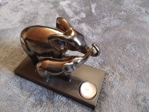 Partylite elefantenmutter mit - partylite,elefantenmutter,