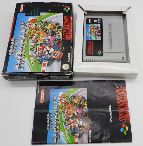 Snes super mario kart inkl - snes,