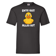 Ente gut alles gut | Quietscheente | Badeente T-Shirt Schwarz