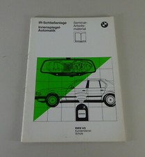 Schulungsunterlage BMW 7er E32 Infra-Rot IR Schließanlage + Innenspiegel '8/1987
