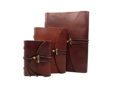 Leder Notizbuch Tagebuch A6 A5