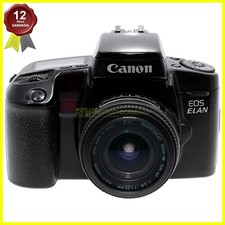 Canon EOS Elan (EOS 100) Kamera analog mit Quantaray 24mm. f2,8 Makro.