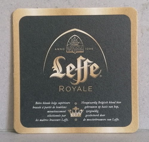 Bierdeckel leffe royale - bierdeckel,