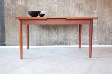 Vintage 60er Teak Esstisch ausziehbar Danish 60s Mid-Century Dining Table