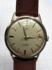 Vintage 585 Gold  Armbanduhr Handaufzug läuft