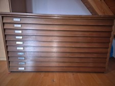 Holz Planschrank •