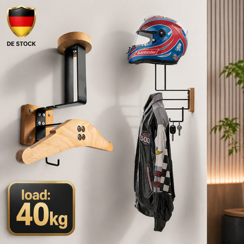 Stahl holz helm halterung - holz,