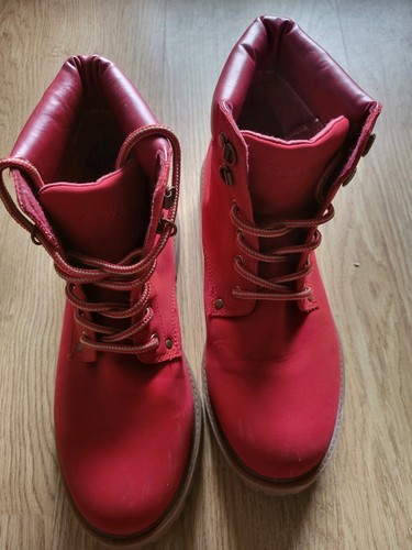 Schöne rote herbst boots von - boots,