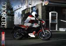 Prospekt Yamaha Motorrad RD 80 LC von 1. 1983