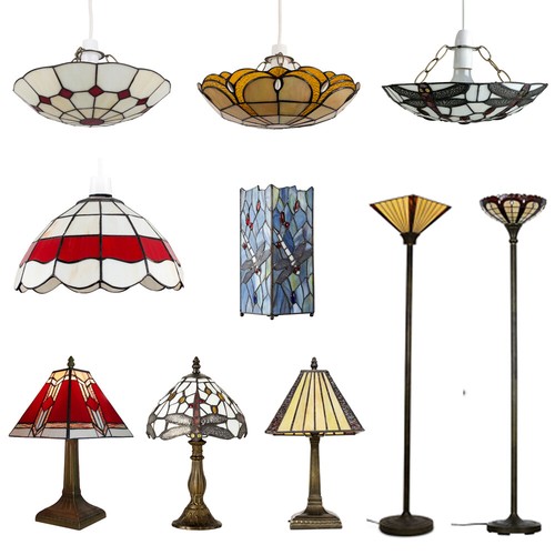 Tiffany stil leuchten tisch - leuchten,