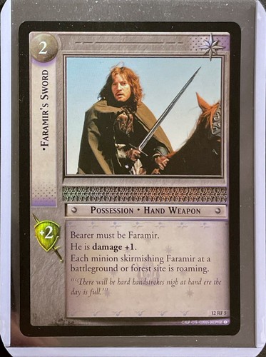 Faramir sword foil - foil, black