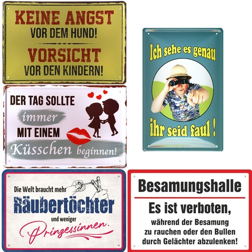 Blechschild schilder retro - schilder,
