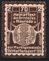 Reklamemarke maffersdorf - reklamemarke,