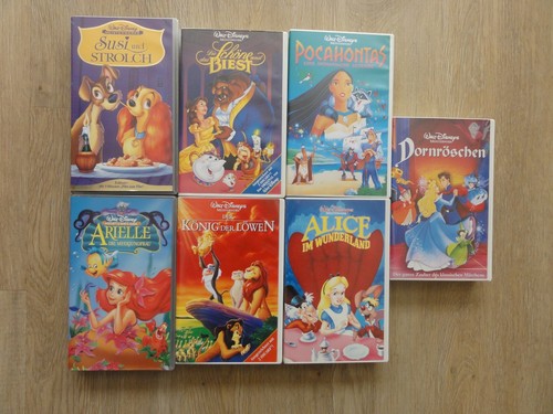 Walt disney vhs - vhs, kassetten