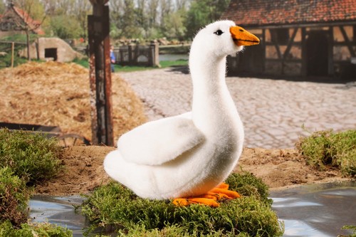 Kösen stofftier gans weiß - gans, 18