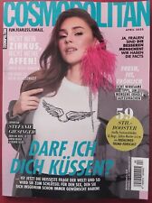 Zeitschrift Cosmopolitan April 2025 Stefanie Giesinger Fresh Fit Fröhlich Küssen