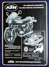 KTM Comet 50 RS, originale Werbung aus 1976