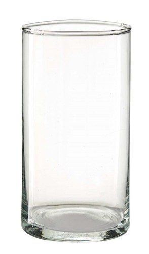 Dekoglas vase zylinder - zylinder, h.