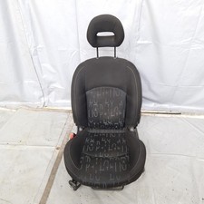Peugeot 206 Original Sitz vorn links Fahrersitz 3-türer Bj 2002 Stoff Schwarz 
