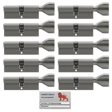 10x Knaufzylinder 90 mm 45/45