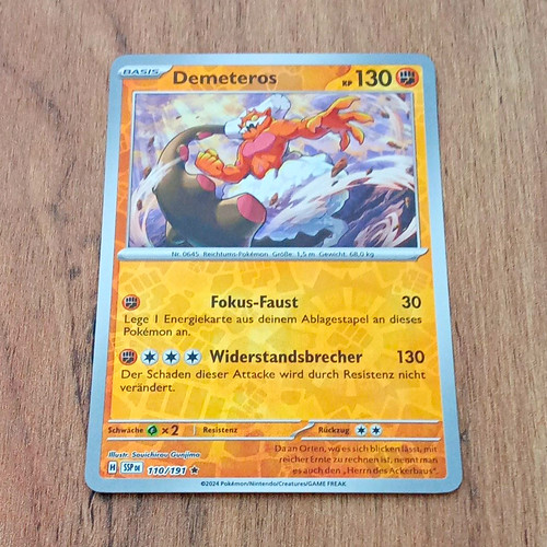 Pokemon karte demeteros - karte,