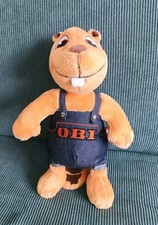 Obi Plüschtier Biber Stofftier Kuscheltier Baumarkt Werbung Heimwerker 30 cm