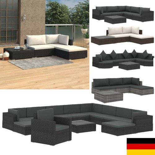 Polyrattan essgruppe lounge - essgruppe,