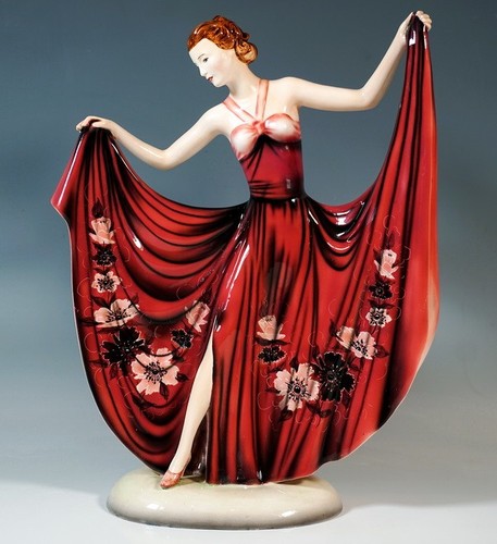 Goldscheider art déco figur - art, "