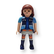 Playmobil Figur Frau Einsatz Rettung Uniform Wasserwacht Hafen Crew Seenot